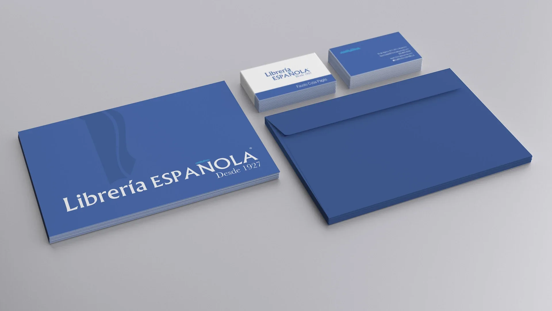 Librería Española · Identidad visual · Aplicación 03
