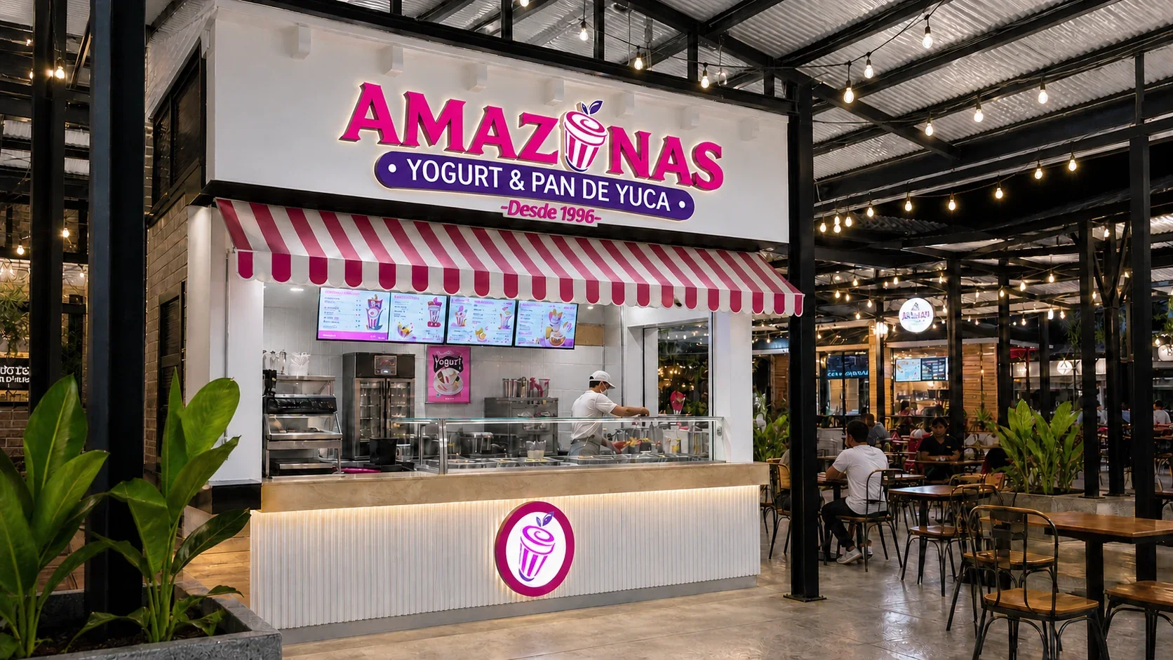 Yogurt Amazonas · Identidad visual · Aplicación 07